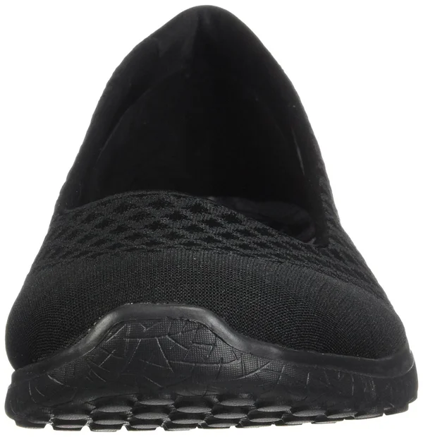 Skechers Sport Women's Microburst One Up Fashion Sneaker, Black