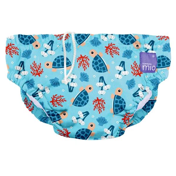 Bambino Mio, Reusable Swim Diaper, Turtle Bay, Extra Large (2+ Years)