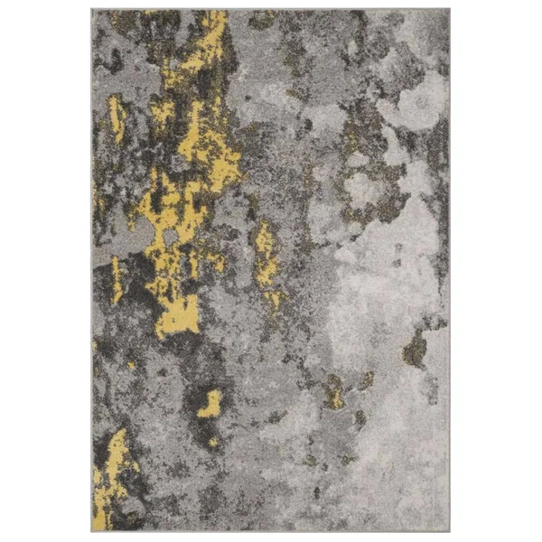 Safavieh ADR134H Adirondack Grey, Yellow Area Rug - 6& x 9&