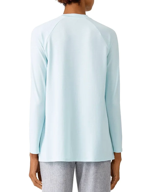 Eileen Fisher Fine Jersey Crew Neck Tunic - S