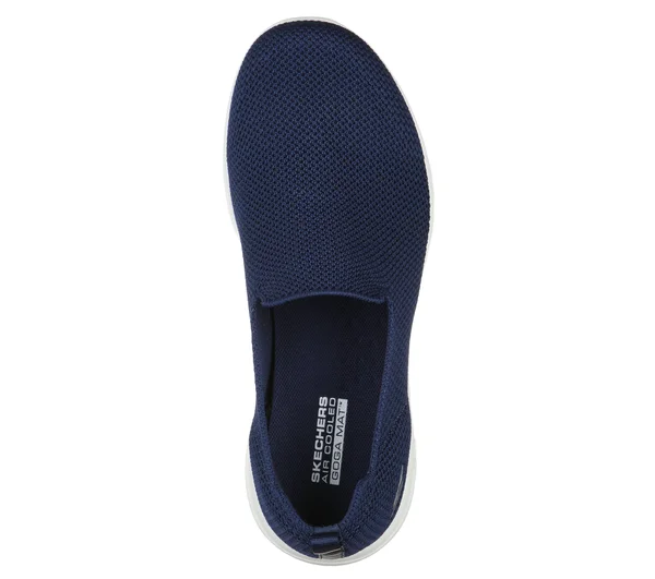 Skechers Women's GOwalk Joy - Sensational Day Walking Shoes, Navy, White, 9.0