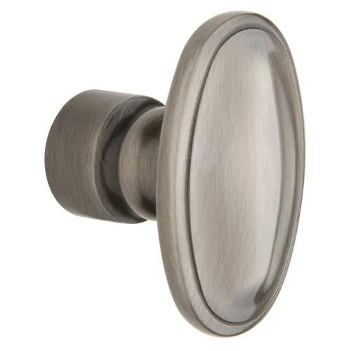Baldwin 5057056MR Estate Pair of Knobs Satin Nickel Lifetime Finish
