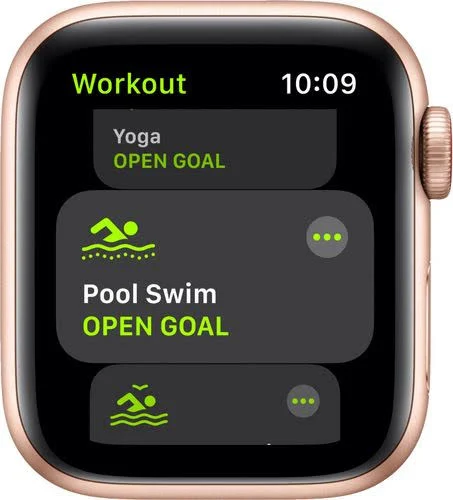 Apple Watch SE - 40mm - GPS + Cellular - Gold Aluminum Case - Pink Sand Sports Band