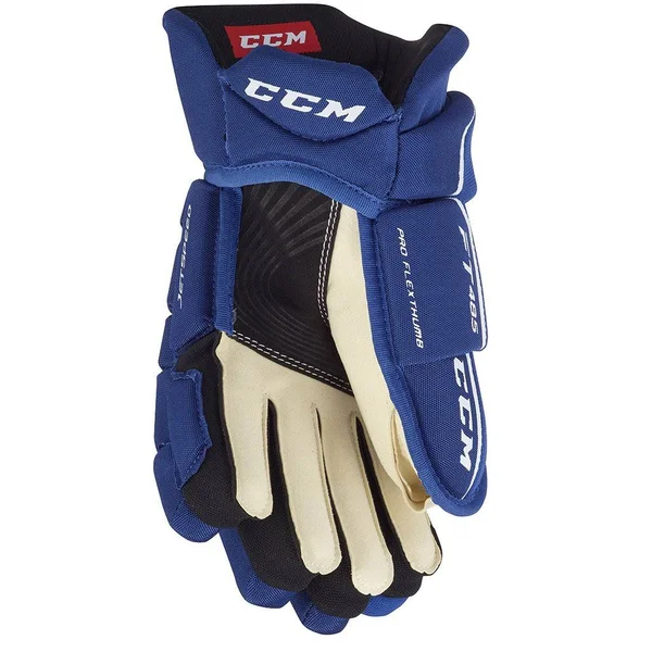 CCM Jetspeed FT485 Hockey Gloves - Junior - Black/Orange - 11.0x22