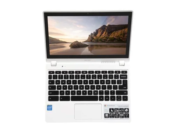 Factory Recertified Acer Laptop C720p-2600 1.4GHz 2g 32G 11.6in Touchscreen Chrome (Grey) Os