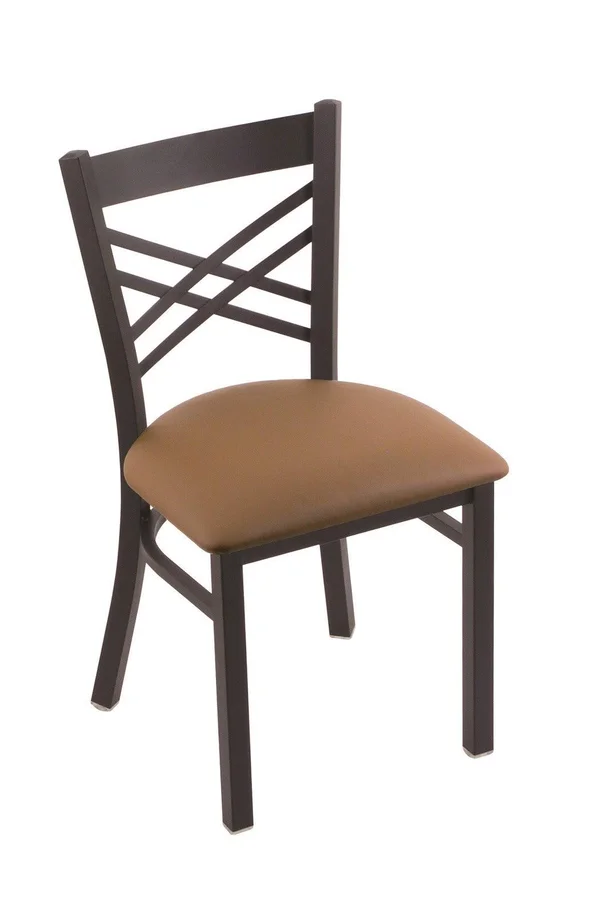Holland Bar Stool 620 18x22 Catalina Black Wrinkle Chair with Allante Beechwood Seat