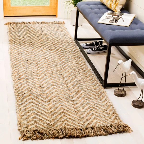 Safavieh Natural Fiber Bleach & Natural 2&-6x22 x 10& Rug