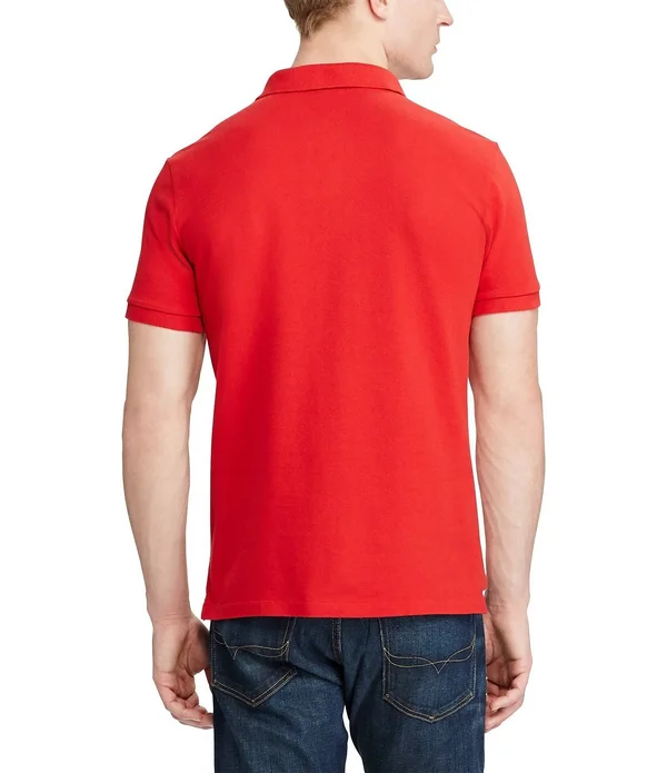 Polo Ralph Lauren Men's Custom Slim Fit Mesh Polo - Green - XL