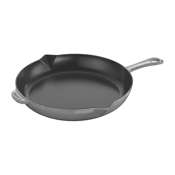 Staub Cast Iron Fry Pan, 10-in, Basil