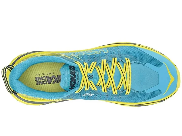Hoka Women's Evo Mafate 2 Trail Running Shoes in Cyan/Citrus - Size 5.5