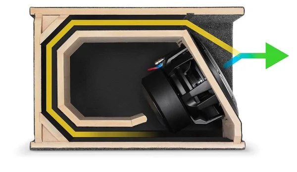 JL Audio Ho110-W6V3: Single 10W6v3 H.o. Wedge Ported 2
