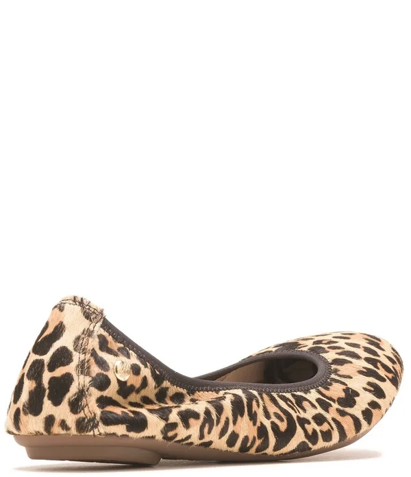 Hush Puppies Women's Chaste Ballet Flat - Size: 7, Leopard Calf Hair