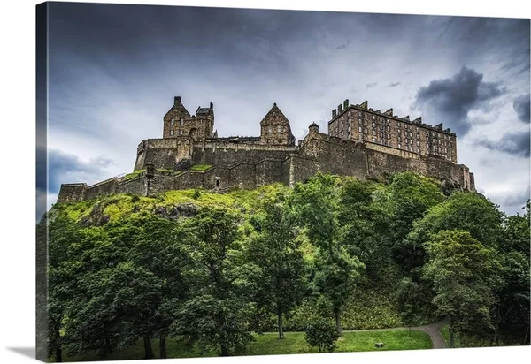 Edinburgh Castle; Edinburgh - Lothian, Scotland, Canvas Wall Art, 30x20, Great Big Canvas