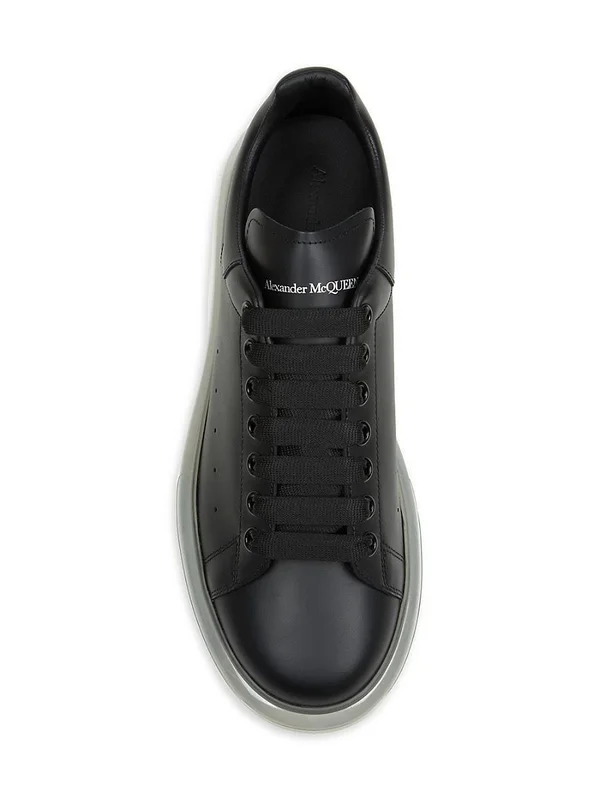 Alexander McQueen Men's Oversized Clear-Sole Sneakers, White, Men's, 8D, Sneakers & Trainers Sneakers