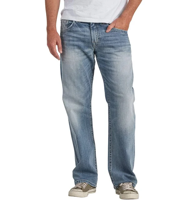 Silver Jeans Co. Men's Gordie Loose Fit Straight Jeans