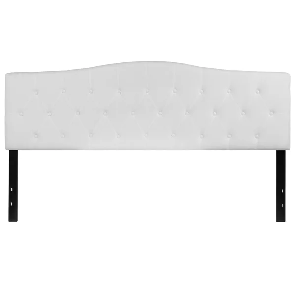 Cambridge Tufted Upholstered Twin Size Headboard in Fabric Camel