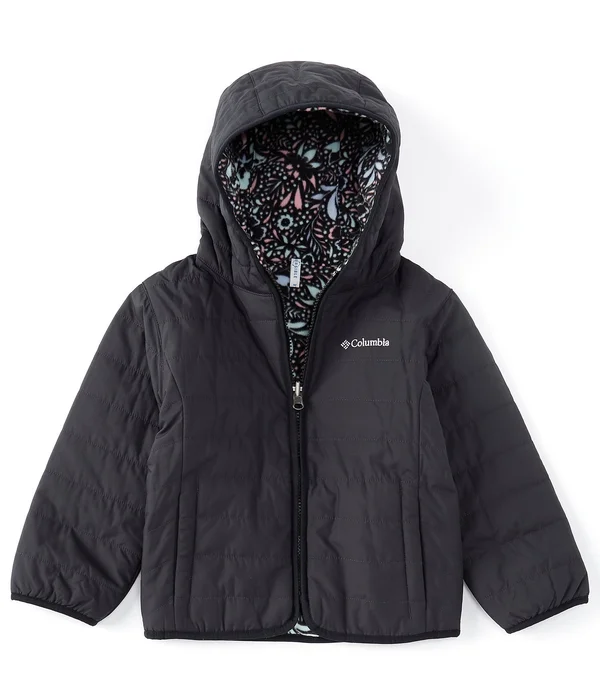 Columbia Double Trouble Insulated Jacket - Toddler Girls& Black2 - 4T