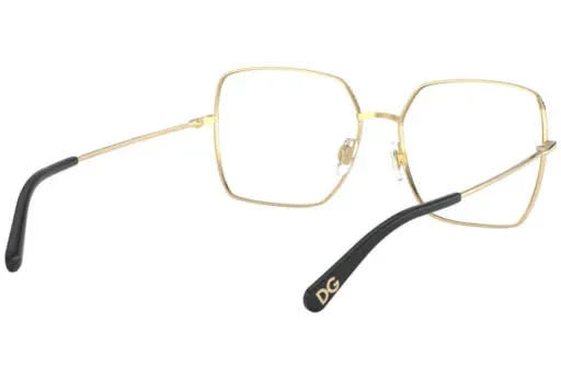 Dolce & Gabbana DG1323 Eyeglasses, 57-16-140, 1334 Gold/Black