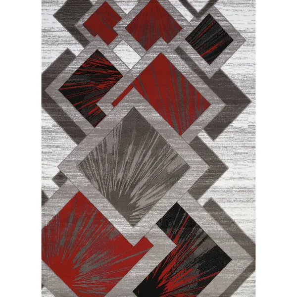 Westfield Home Gallery Tayah Multicolored Polypropylene Runner Rug - Color: Brown/Beige/Size: 1&11 x 7&6