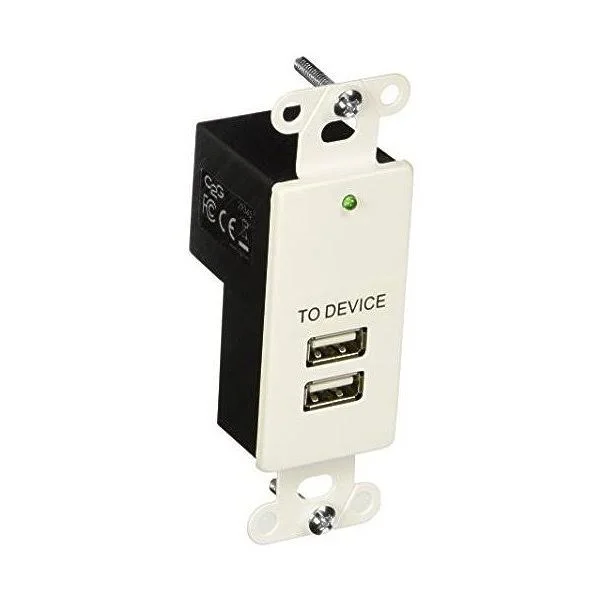 C2G 2-Port USB 1.1 Over Cat5 Superbooster Extender Wall Plate Receiver - USB Extender - USB 29345