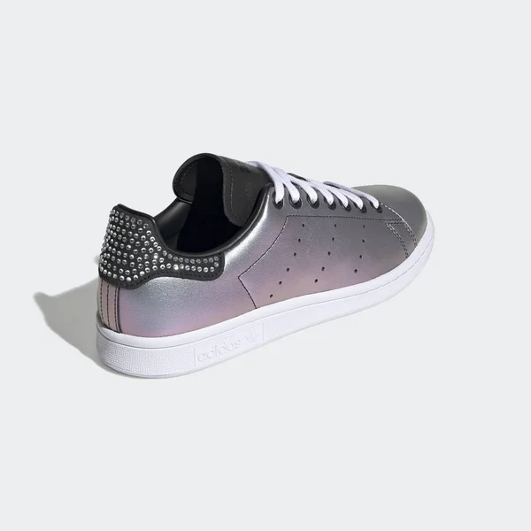 Adidas Originals Women's Stan Smith Sneaker - Black/White/White, 8.5