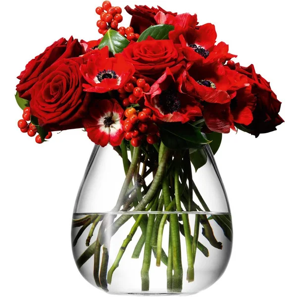 LSA Flower Table Bouquet Vase 17cm Clear