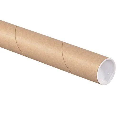 Aviditi P1512K Mailing Tubes with Caps, 1-1/2x22 x 12