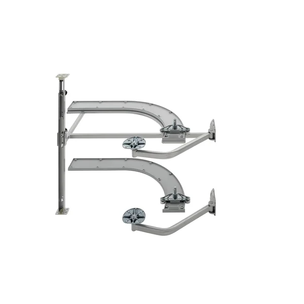 Rev-A-Shelf Left-Handed Two-Tier Organizer for A Blind Right - Gray