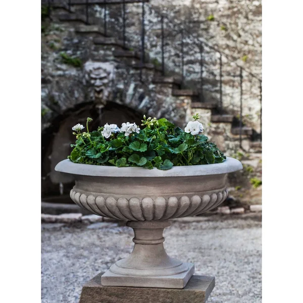 Campania International Kingscote Urn Cast Stone Planter