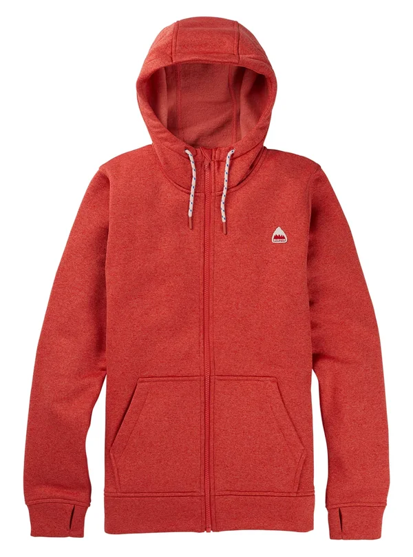 Burton Women's Oak Full-Zip Fleece - Cranberry Heather, XL