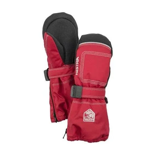 Hestra Baby Zip Long Mitten - Toddlers& Pink Print - 4