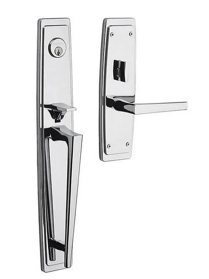 Baldwin 6921.RENT Palm Springs Right Handed Single Cylinder Keyed Entry Full Pla Satin Brass and