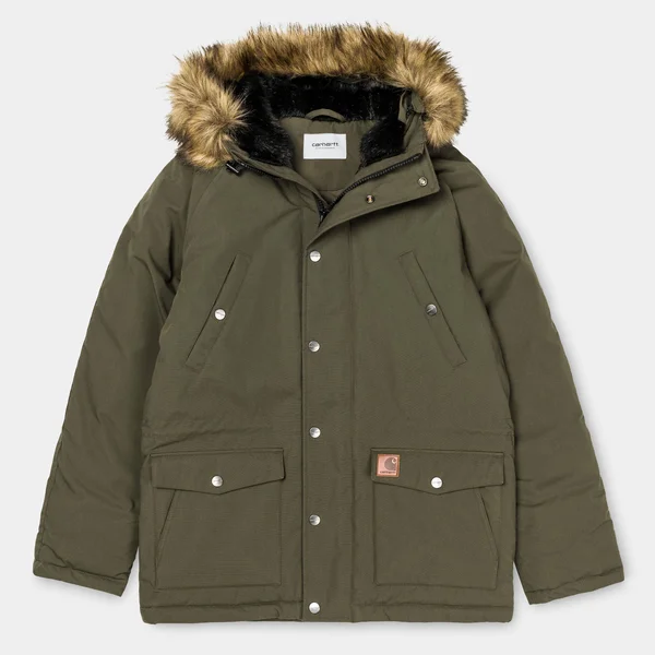 Carhartt WIP Trapper Parka Cypress & Black