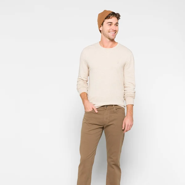 Liverpool Regent Relaxed Straight Pant - Brown 32/32 - Men's