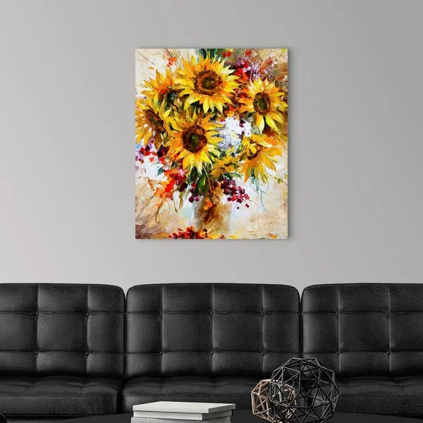 Sunflowers of Happiness, Canvas Wall Art, 24x30, Great Big Canvas