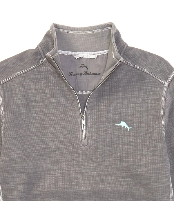 Tommy Bahama Tobago Bay Half Zip Pullover Ocean Deep