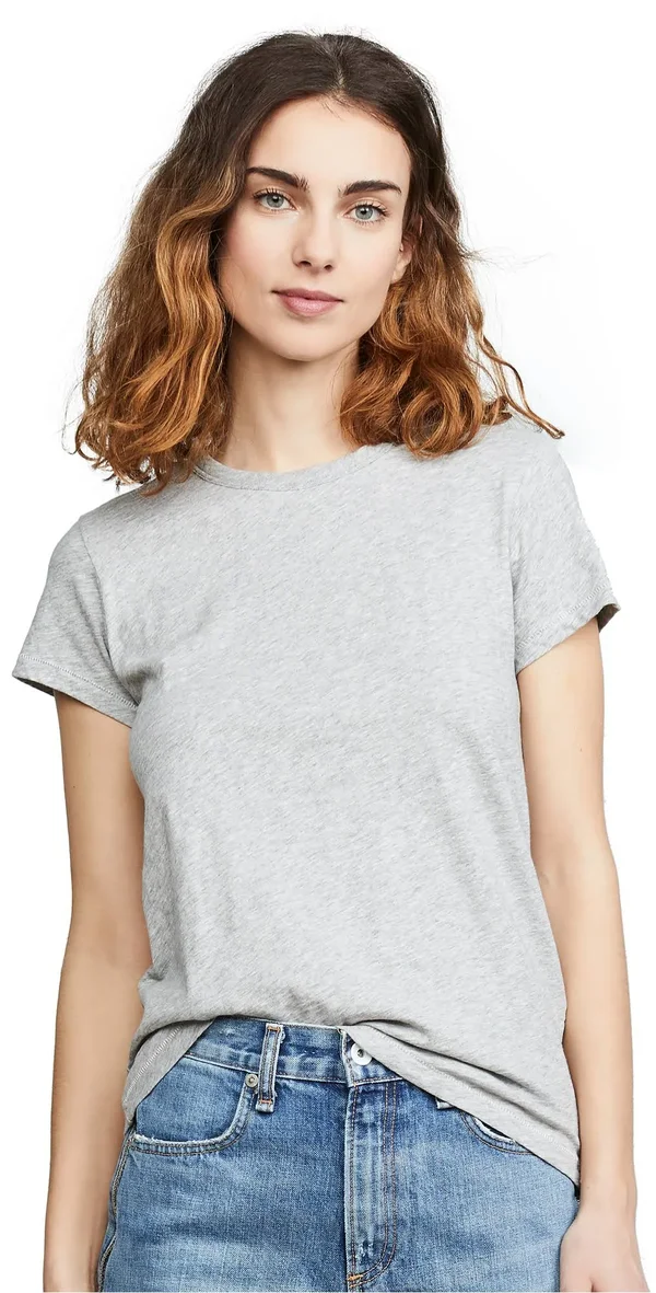 Rag & Bone/JEAN The Tee Heather Grey XXS