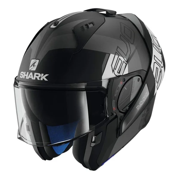 Shark Evo One 2 Helmet - Slasher - Matte Black/White - arge Size 2XL