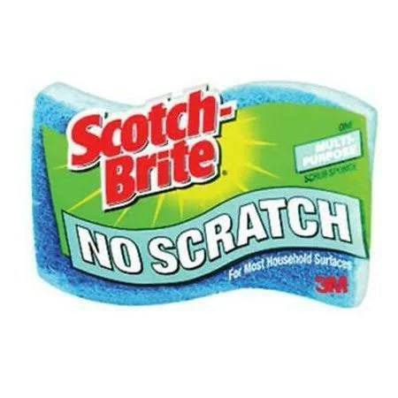 12unit 3M 521 Scotch-Brite Scrub Sponge - 4.5 inch x 2.75 inch x 0.50 inch