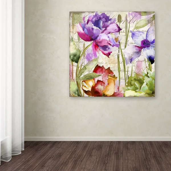 Trademark Fine Art Ali4721-C3535Gg Color Bakery 'Afterglow I' Canvas A
