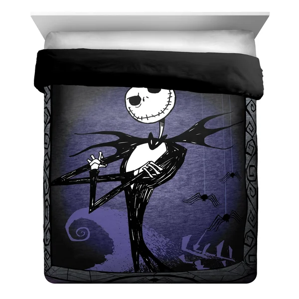 Disney Nightmare Before Christmas Meant to Be Reversible Comforter (Full - Queen), 81 x 86