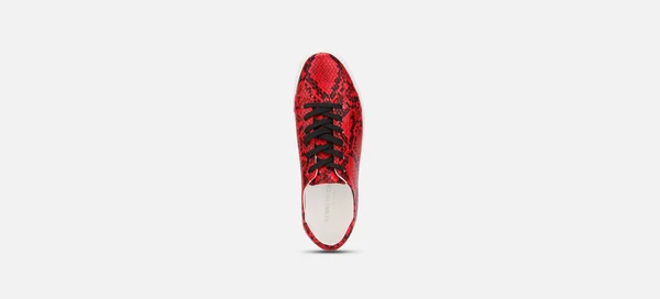 Kenneth Cole Women's Kam Snake-Embossed Sneakers - Red