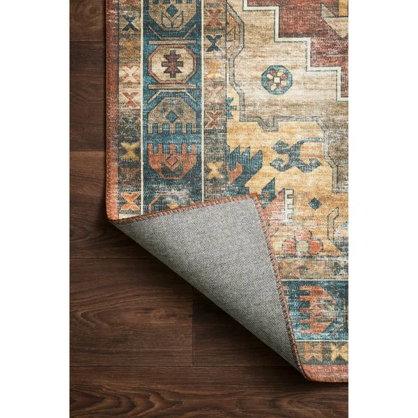 Alexander Home Leanne Transitional Aztec Vintage Printed Area Rug - 5&0x22 x 7&6x22