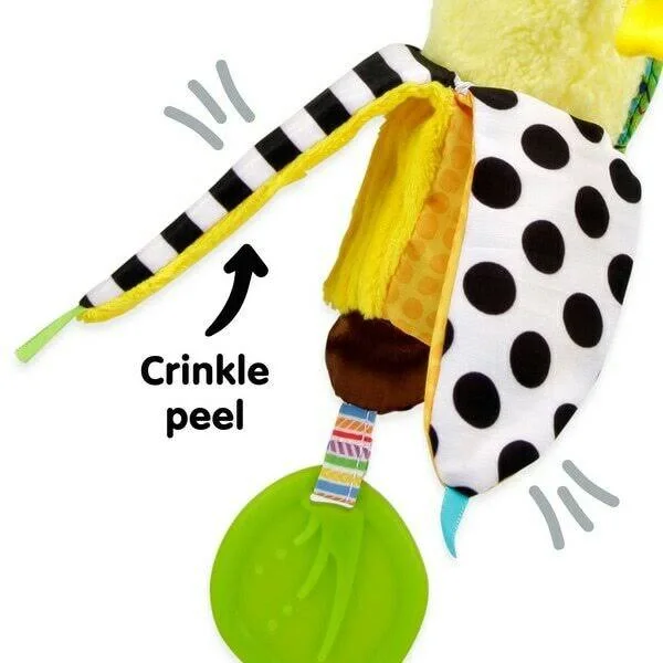 Lamaze Bea The Banana Clip & Go Baby Toy