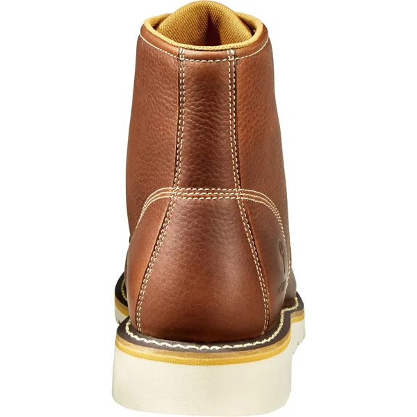 Carhartt Men's 6 inch Waterproof Wedge Steel Toe Work Boot, Tan, 9