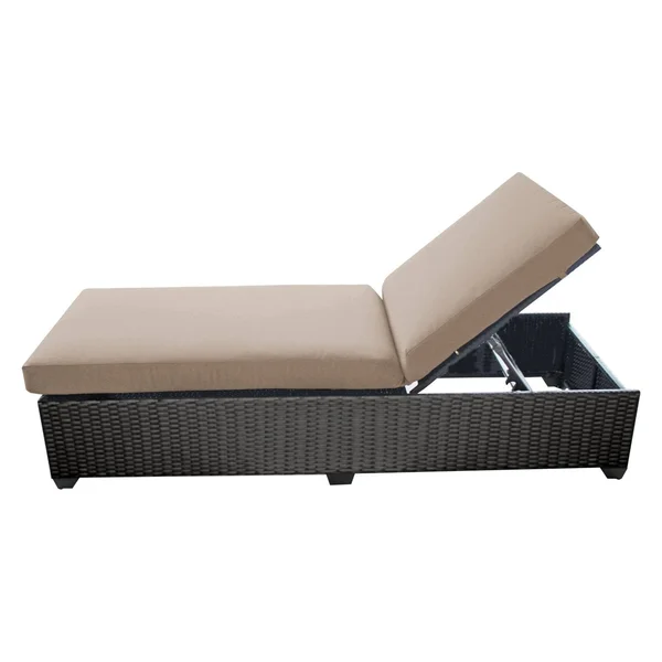 Belle Chaise Outdoor Wicker Patio Furniture - White