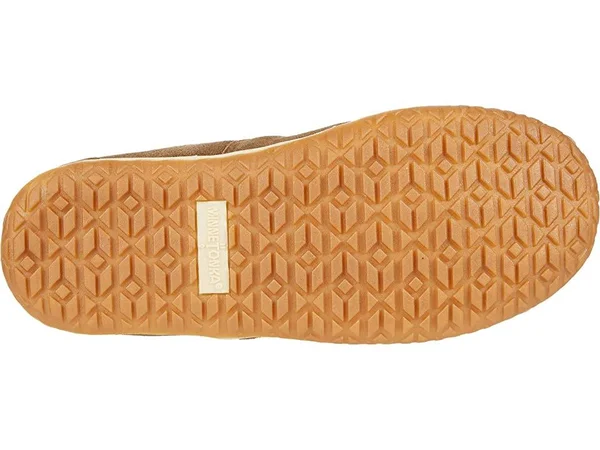 Men's Moccasin Slippers Tilden by Minnetonka 9, Autumn Brown