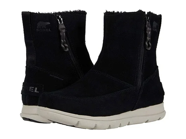 Sorel Explorer Zip Boot - Women's Black, 8.5