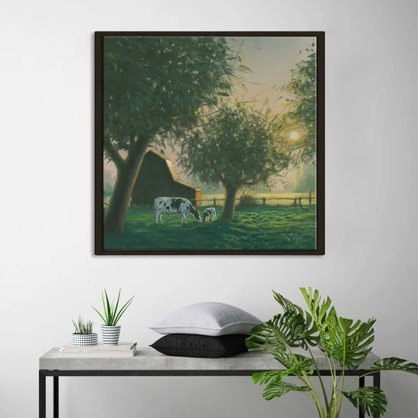 Picture Perfect International James Wiens Farm Life IV Giclee Stretched Canvas Wall Art, Size: 27.5 x 27.5