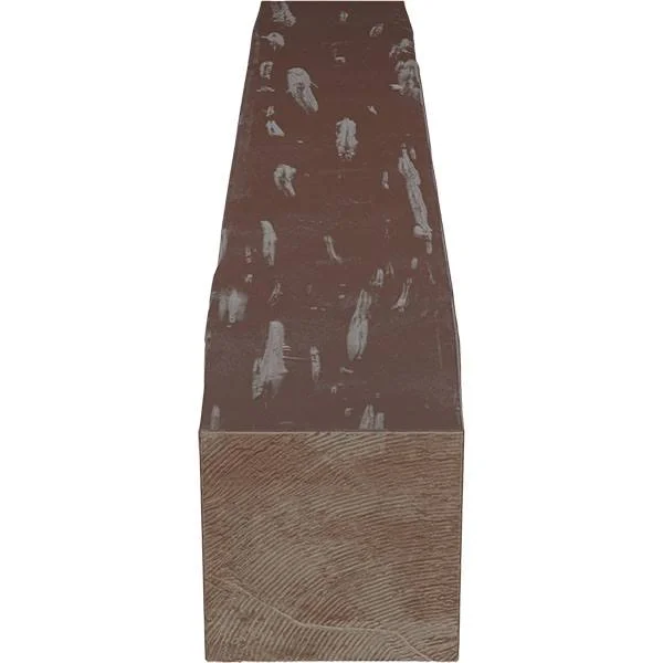 Ekena Millwork MANUPC04X08X36AE 4x22H x 8x22D x 36x22W Pecky Cypress Faux Wood Fireplace Mantel - Aged Pecan